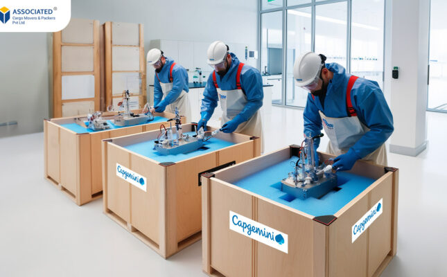 Export Packing of High-Precision LAB Material Fixtures for Capgemini